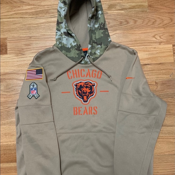 chicago bears salute to service hoodie